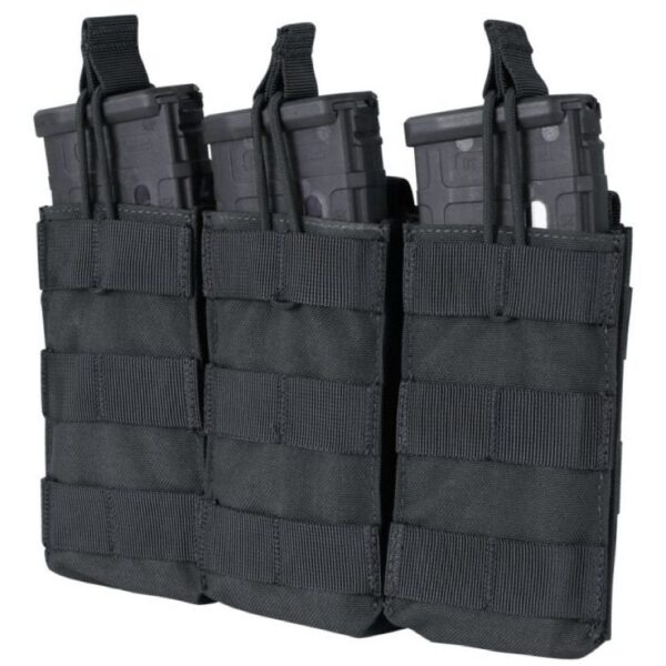 BOLSA TRIPLE PARA CARGADORES M4/M16 CON TAPA ABIERTA CONDOR
