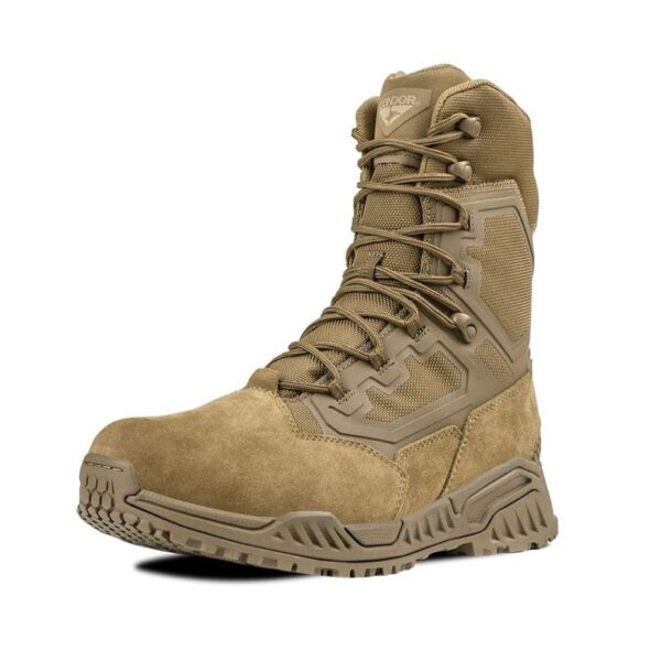 CONDOR BOTAS TÁCTICAS BRIGADE DE 8" CON CREMALLERA (MARRÓN COYOTE)