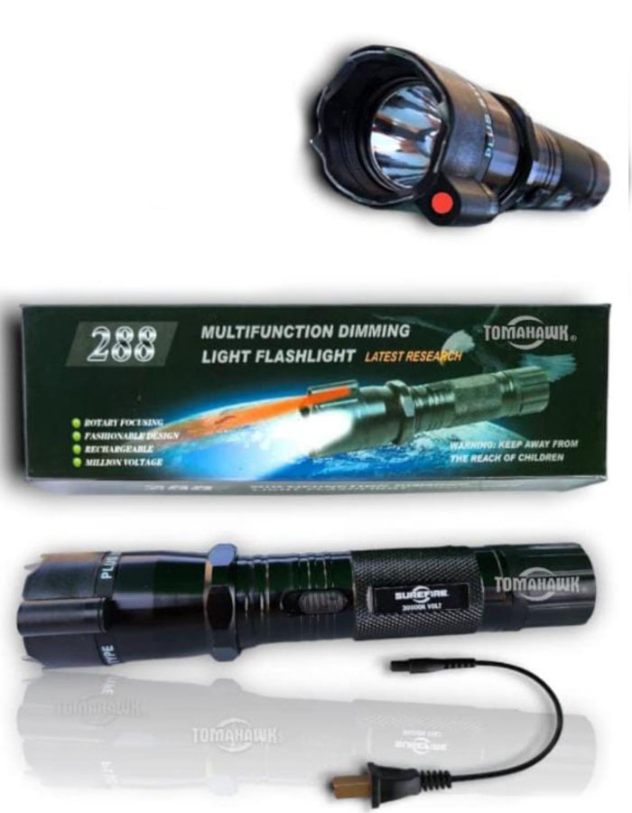Linterna Electroshock con Laser Tomahawk - Imagen 1